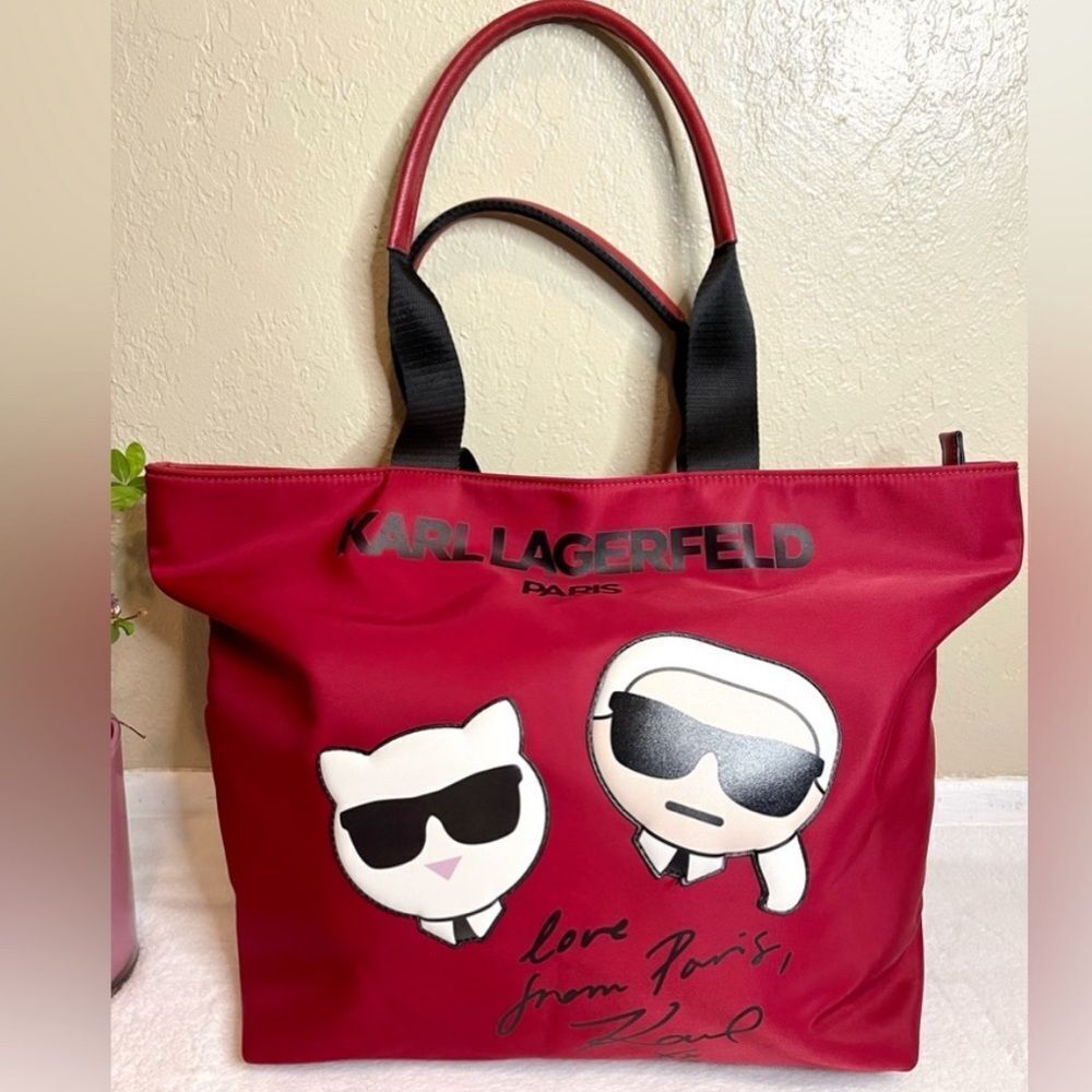 Karl Lagerfeld Paris large tote limited edition NWOT